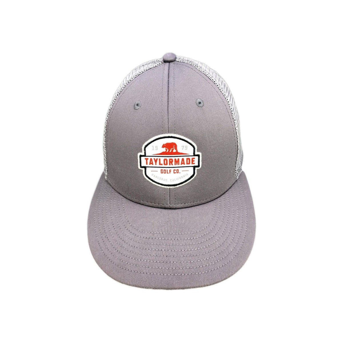 Taylormade Carlsbad California Trucker Hat Mens OS Gray Adjustable