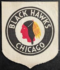 1934 Beehive Chicago Blackhawks National Hockey League Premium Patch NHL