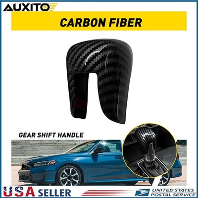 For Honda Accord 2018-2022 Carbon Fiber ABS Inner Gear Shift Knob Cover Trim