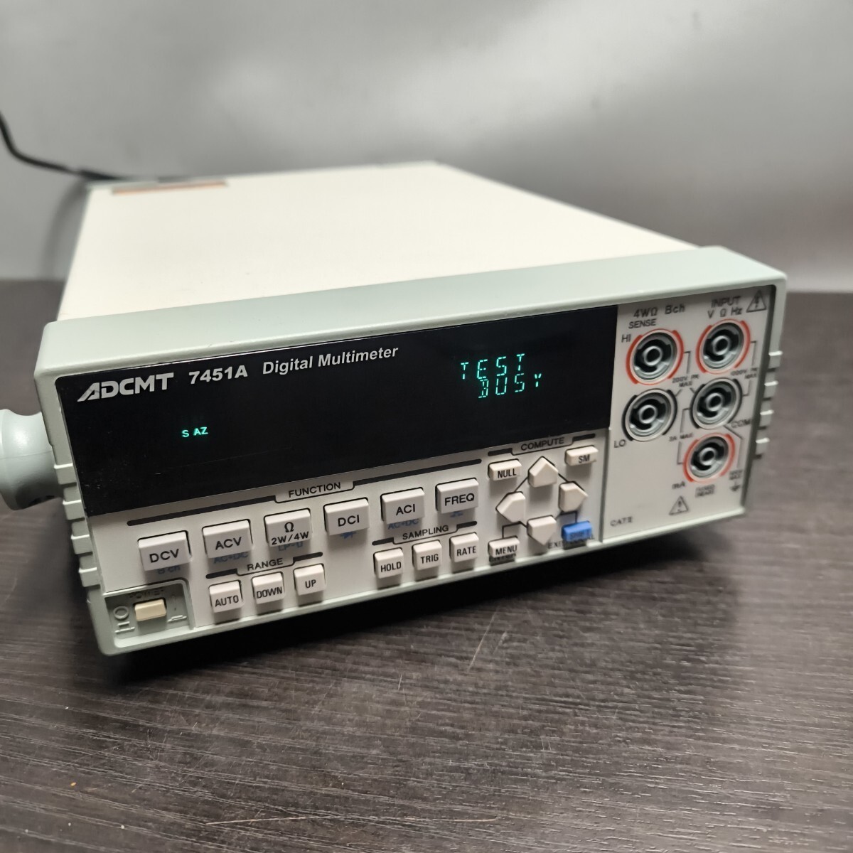 ADVANTEST ADCMT AD7451A 6.5‑Digit Digital Multimeter Tested Japan