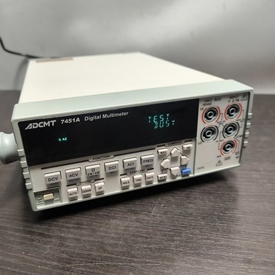ADVANTEST ADCMT AD7451A 6.5 Digit Digital Multimeter Tested Japan