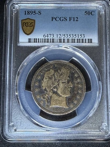 1895 S Barber Half Dollar PCGS F-12
