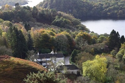 Photo 6x4 The Old Manse. Balmaha Dropping down the ridge from Conic Hill. c2017