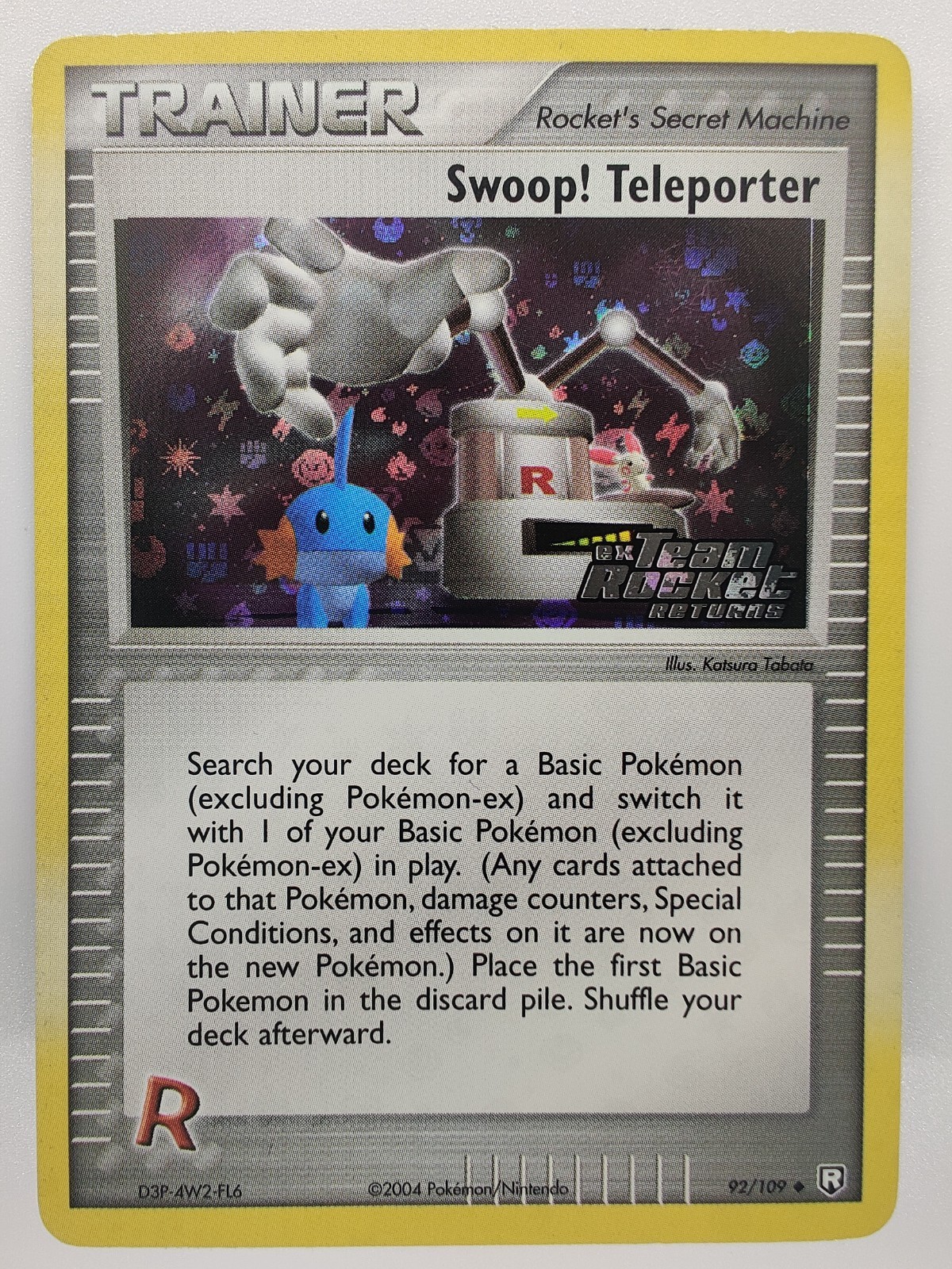 Swoop! Teleporter #92/109 || Team Rocket Returns || Reverse Holo || Pokemon TCG