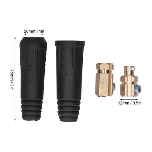 Raccordi presa connettore attacco rapido saldatura per cavo 1025mm DKJ1025❀ - Foto 2 di 24