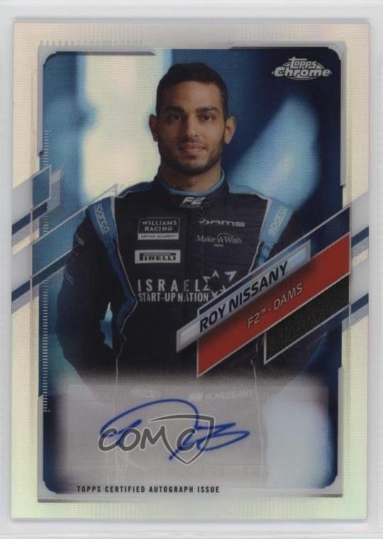 2021 Topps Chrome Formula 1 Auto 273/281 Roy Nissany #CA-RN Auto 11vc
