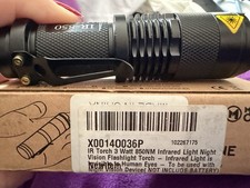 High-quality MakeTheOne IR-850 infrared torch for use with night vision devices.