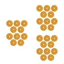 30 pcs Road Reflectors Driveway Markers: Reflective Pavement Markers, Yellow