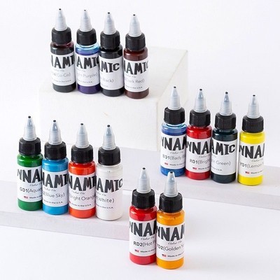 14-Color Tattoo Pigment Set 30ML Professional Beauty Ink Supplies