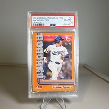 2024 Topps Brooklyn Collection - Shohei Ohtani - Orange #/25 PSA 10 POP 7
