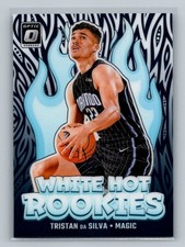 Tristan da Silva 2024-25 Donruss Optic #7 White Hot Rookies Orlando Magic