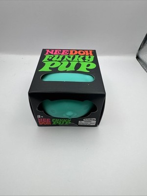 FUNKY PUP Nee Doh TEAL Pet Me Feel the Funk! NEEDOH NEW Sealed teal