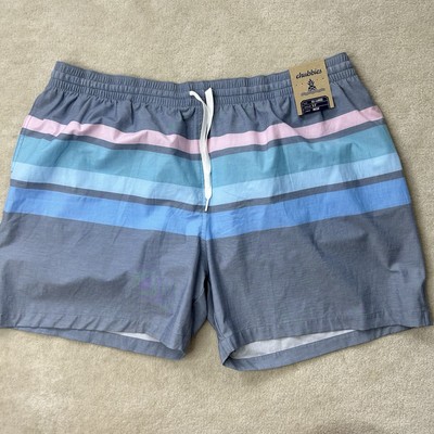 Chubbies The Cadillacs Lined Classic Swim Trunks Men s XXL Pockets Stretch