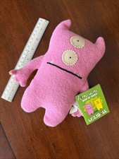 NEW 8" Ugly Dolls Bop N Beep Plush Stuffed Two-Sided Monster Pink Brown L