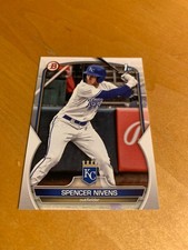 2023 Bowman Draft #BD-93 Spencer Nivens Kansas City Royals (1st Bowman)