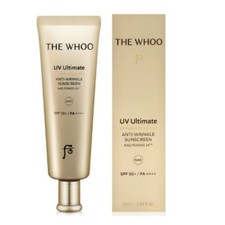 WHOO UV Ultimate Anti-Wrinkle Sunscreen 50ml SPF50 PA   Korea Beauty
