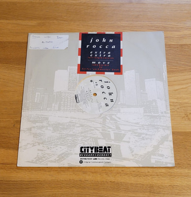 John Rocca - Extra Extra / Move 12'' Vinyl Record Disco Music 1987