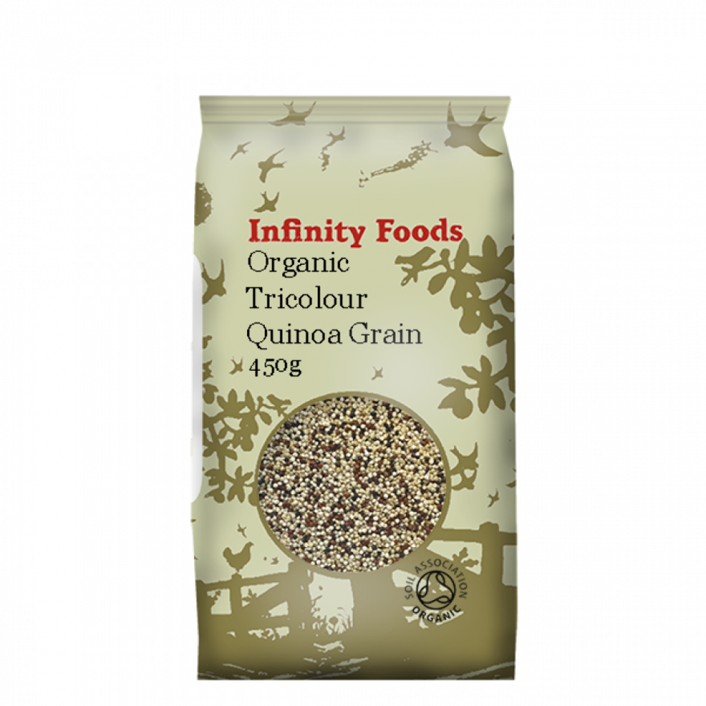 Infinity Foods Organic Tricolour Quinoa Grain 450g