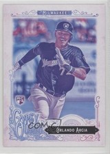 2017 Topps Gypsy Queen Missing Black Plate Orlando Arcia #299 0k0