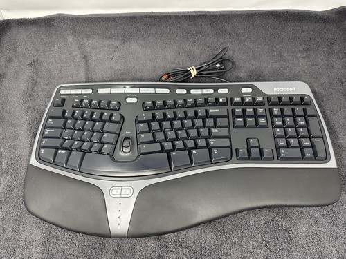 Teclado Microsoft Natural Ergonómico 4000 (1048 B2M-00012) USB con cable usado en excelente estado - Imagen 8 de 21