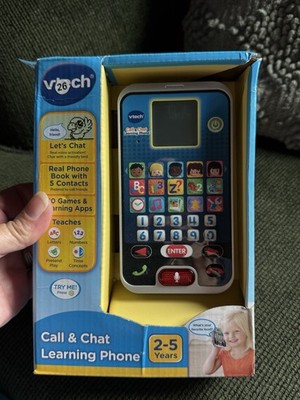 VTech Call and Chat Learning Phone Games & App  Toddler Toy 2-5 Years New In Box