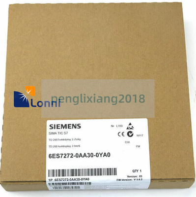 6ES7272-0AA30-0YA0 6ES7 272-0AA30-0YA0 New Siemens SIMATIC S7 TD 200