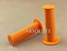 OldSchool ORANGE BMX Bike TURBO MUSHROOM Grips Vintage Cruiser Bicycle Handlebar