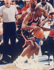 HAROLD MINER AUTOGRAPH PHOTO 8X10 JSA COA AUTO SIGNED MIAMI HEAT