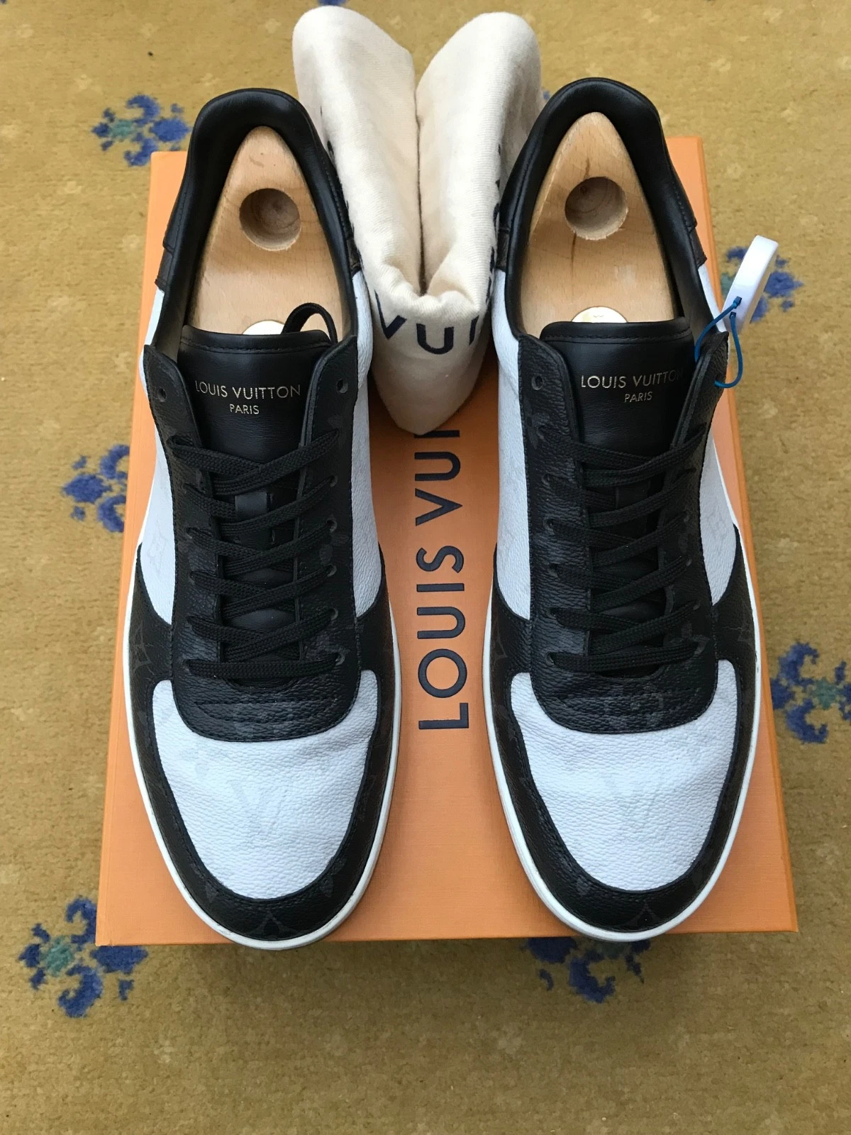 LOUIS VUITTON TRAINER Louis Vuitton Scarpe da Ginnastica Sneaker Rivoli Monogram Marrone Uomo UK 9 US 10 EU 43