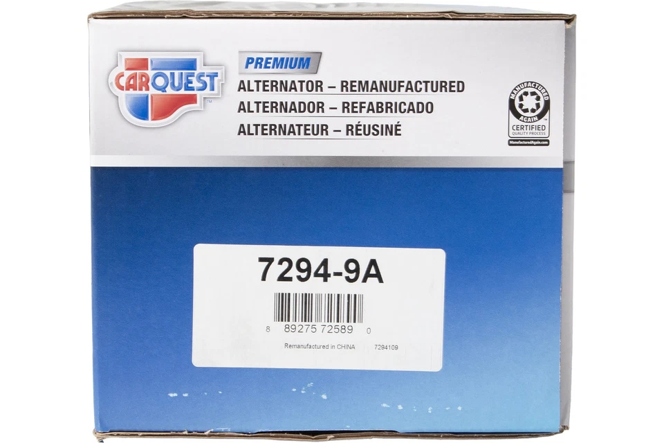 Carquest Remanufactured Alternator Fits 1987-1991 Jeep Wagoneer Model ID 7294-9A Foto 3 de 4