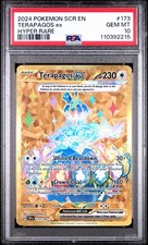 Pokemon TCG 2024 Stellar Crown Terapagos ex 173/142 Hyper Rare Holo PSA 10 on eBay