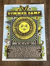 Summer Camp Music Festival 2012 Original Concert Poster Art Scamp Summercamp