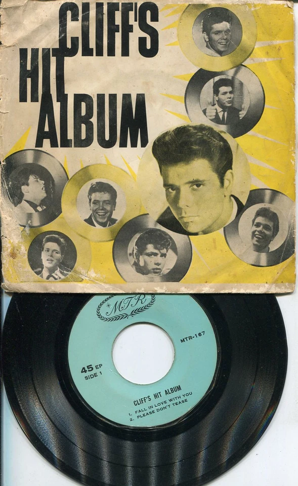 CLIFF'S HIT ALBUM/ "FALL IN LOVE WITH YOU" THAI THAILAND EP 7" 45RPM - Image 2 of 3