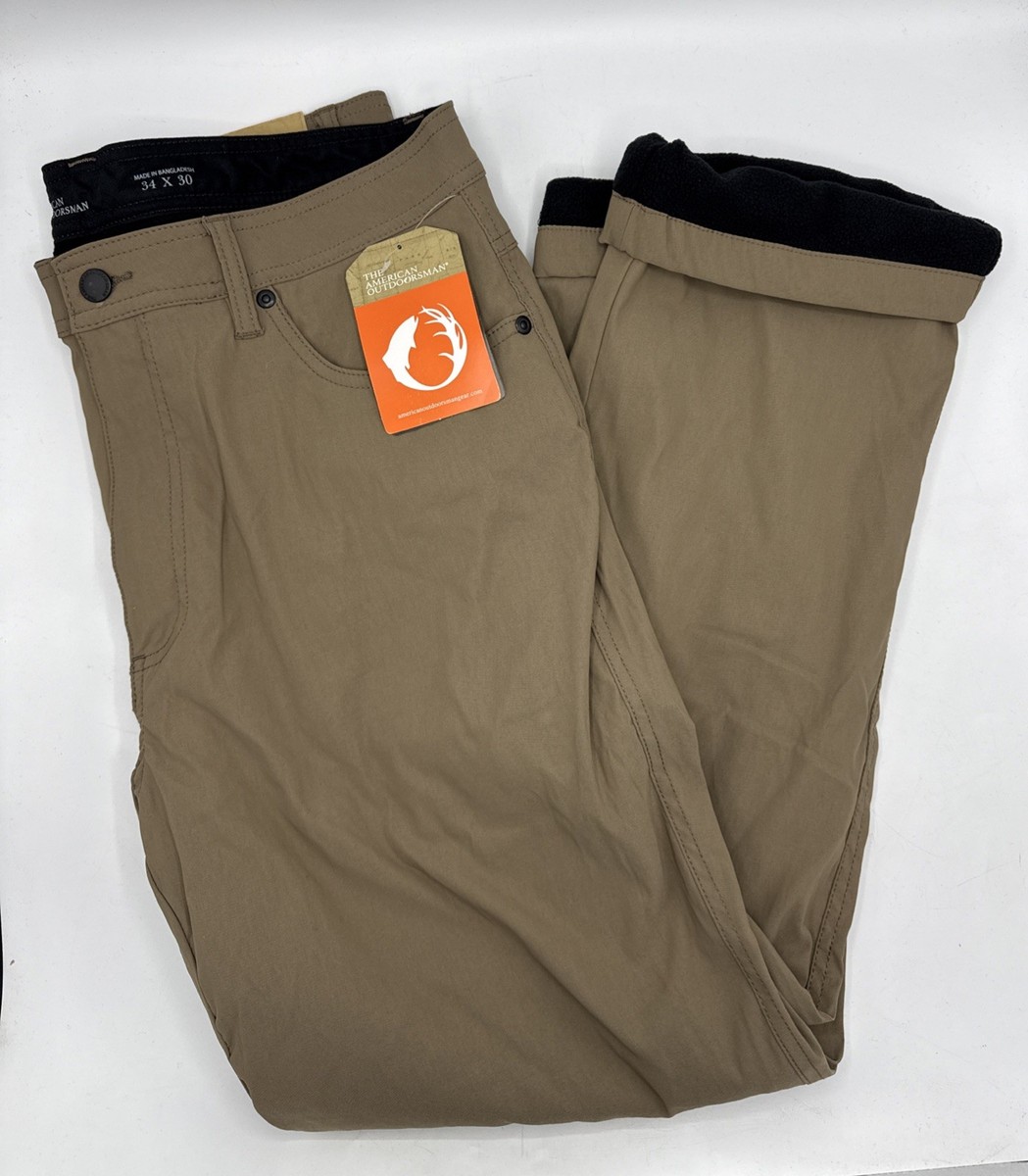 naha⭐︎BRIEFING MEN‘S STORMFLEECE PANTS The American Outdoorsman Freedom Stretch Fleece Lined Pants