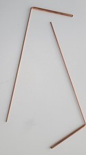 Professional Solid Copper Dowsing Rods - High Sensitivity Swivel Handles"