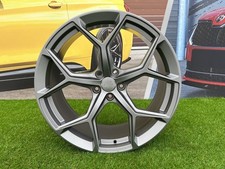 4 x 23 Inch 5x112 RS7 Style Mat Gunmetal Roues : Pour Audi Q7 Q8 SQ7 RSQ8