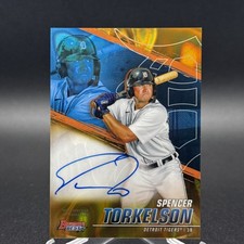 2021 Bowman's Best Spencer Torkelson Best of 2021 Auto Gold Wave Refractor 21/75