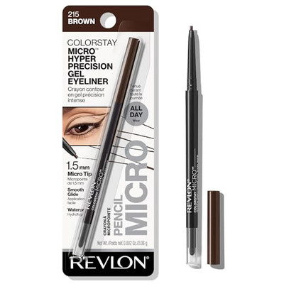 Revlon Colorstay Micro Hyper Precision Eyeliner with Smudger Brown 1 Count