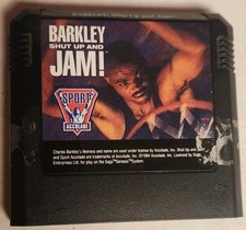 Barkley: Shut Up and Jam! Sega Genesis Video Game Cartridge Retro Basketball 