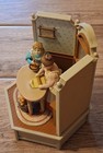 Vintage Enesco Music Box:Mother and Daughter Baking, Moving Parts; Clair de Lune — photo 2