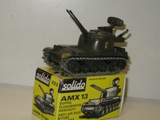 Solido 1/50, Lot AMX 13 Bitube Et 75mm, armée Française