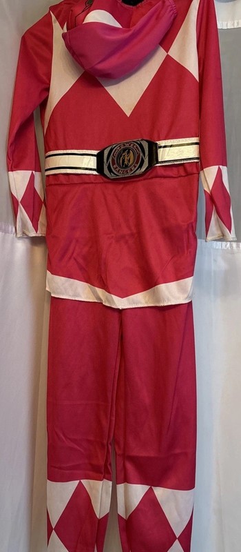 Disguise Pink Ranger Toddler Classic Child Costume, Pink, Medium/(3T-4T)