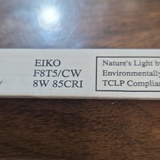 EIKO F8T5/CW 8W 85CRI T5 Fluorescent Tube Light Bulb Cool White