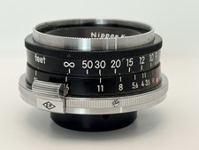 Nikon W Nikkor C 3.5cm 35mm f3.5 S Mount. Rare EP marked