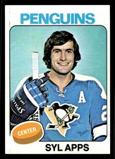 1975-76 Topps Syl Apps #130 - Pittsburgh Penguins