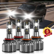 For Chevrolet Tahoe 1995-2006 4Pcs Combo LED Headlight Bulbs High Low Beam Kit