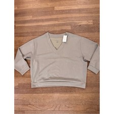 NWT A New Day Women's Light Green Crewneck Sweatshirt - Size XXL b55