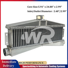 Aluminum Twin Turbo Intercooler Trttc 968hp For Chevy Corvette Gm Viper 25 Core