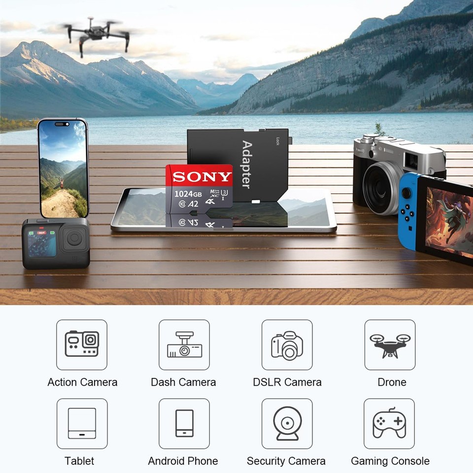 Sony 128GB Micro SD SDHC Memory Card Class 10 UK SELLER | eBay UK