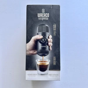 Wacaco Nanopresso 18bar Manual Coffee Maker Black NEW